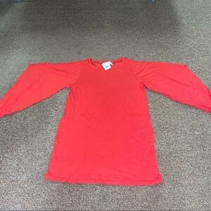 42 NWT FP beach oversized long sleeve top